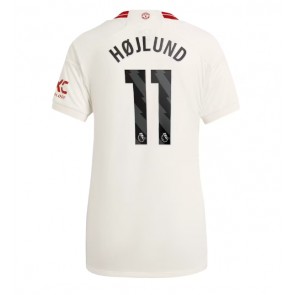 Manchester United Rasmus Hojlund #11 Tredje trøje Dame 2023-24 Kort ærmer